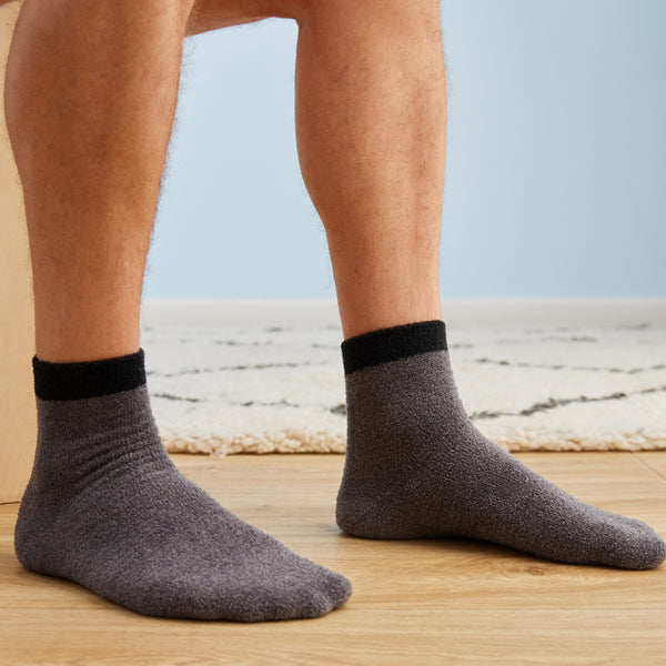 Gray Floof Socks