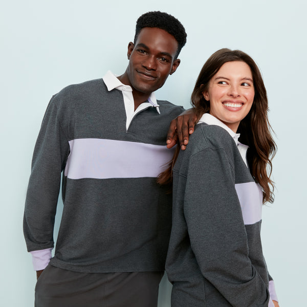 modelsizing1: Tope is 6’2” and wearing a medium. | modelsizing2: Dana is 5’9” and wearing a medium.