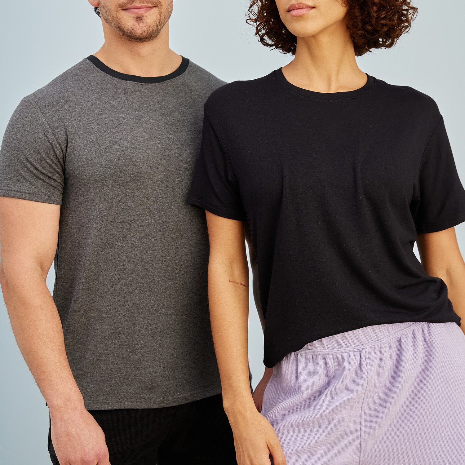modelsizing1: Thomas is 5’10” and wearing a medium. | modelsizing1: Sharee is 5’9” and wearing a small. | type: unisex