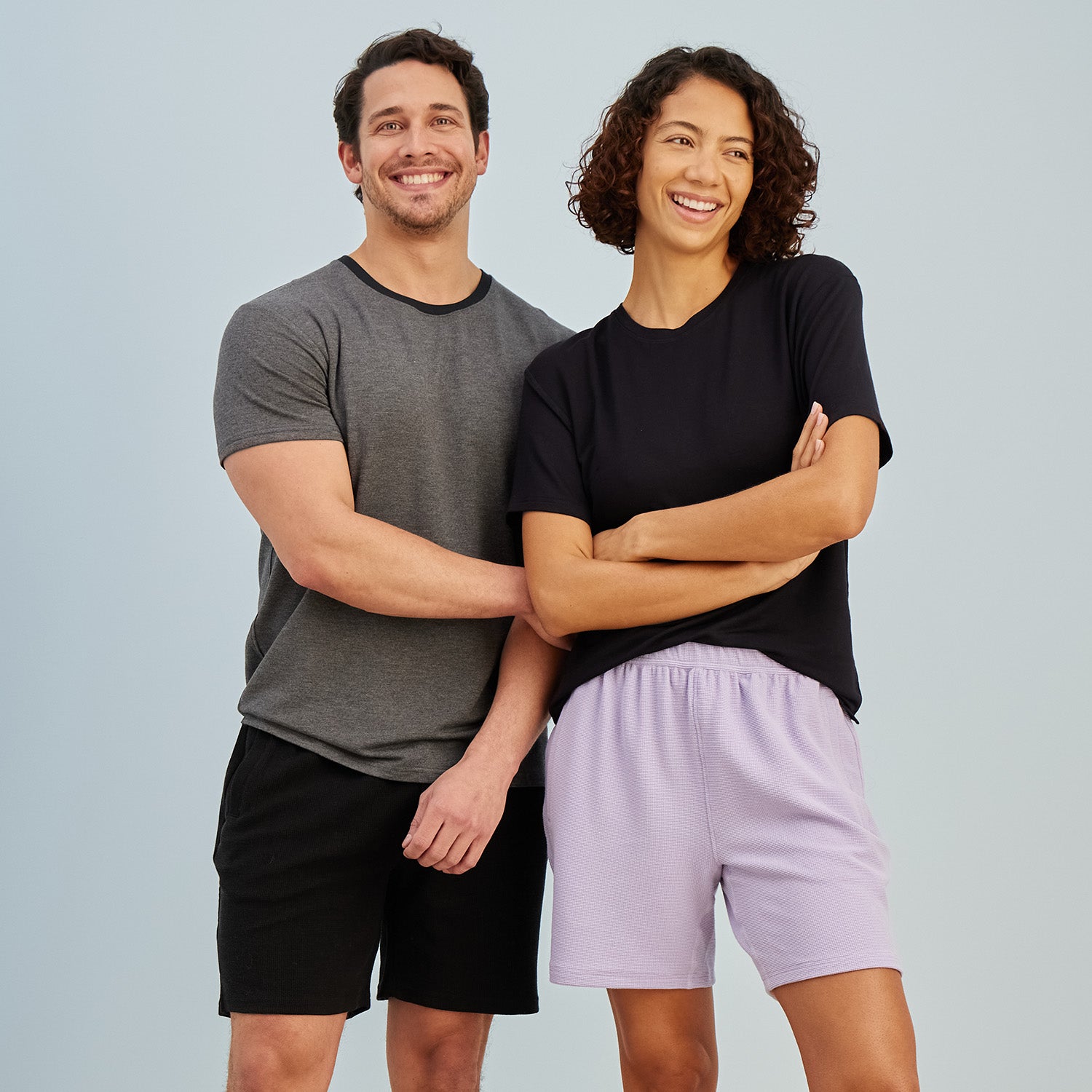 modelsizing1: Thomas is 5’10” and wearing a medium. | modelsizing1: Sharee is 5’9” and wearing a small. | type: unisex