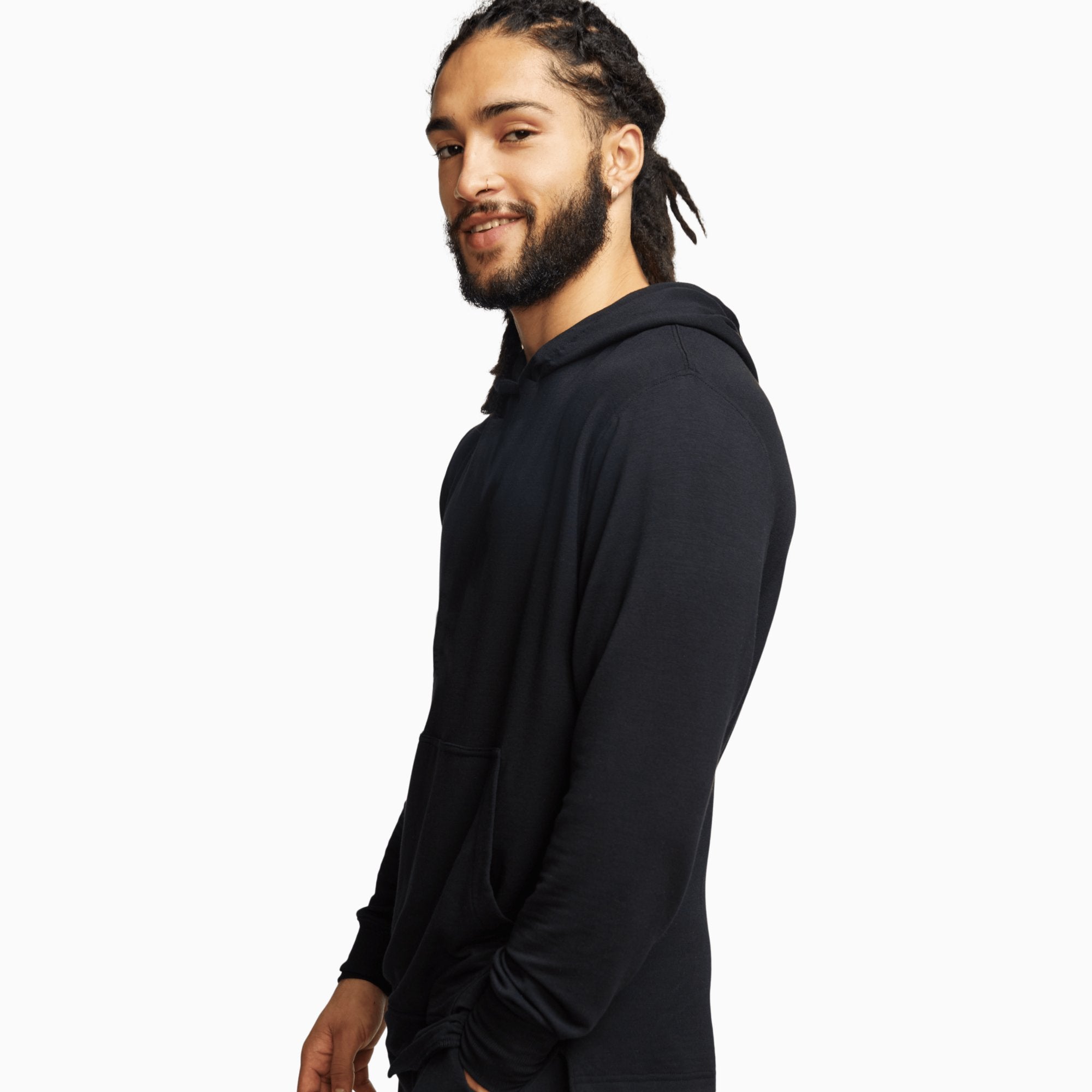 modelsizing1: Laurencio is 5’11” and wearing a medium. | type: men