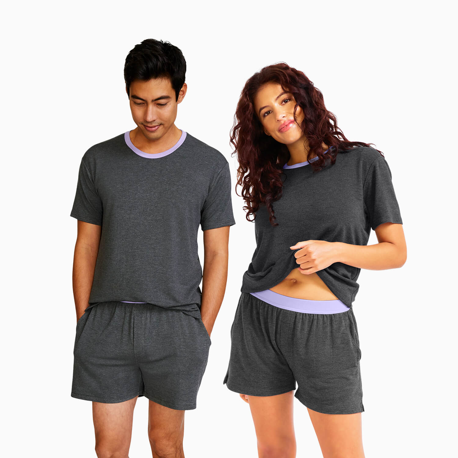 modelsizing1: Chris is 5'11" and wearing a medium. | modelsizing2: Isabella is 5’9” and wearing a small. | first: mens, best-sellers, womens, tops, bottoms | type: unisex