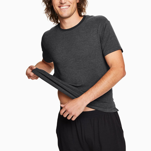 modelsizing1: Rocky is 6'2" and wearing a medium. | first: mens, mens-tops