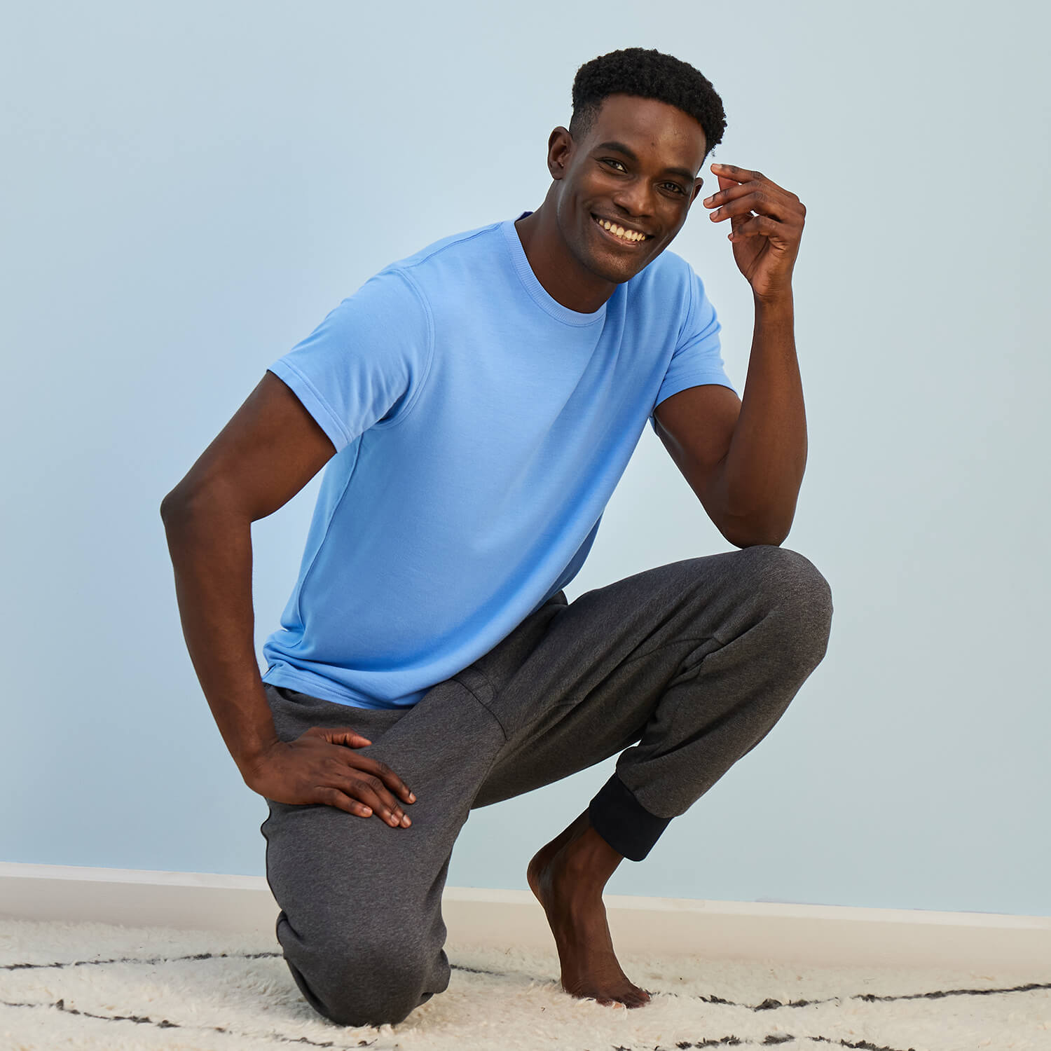 modelsizing1: Tope is 6’2” and wearing a medium. | type: men