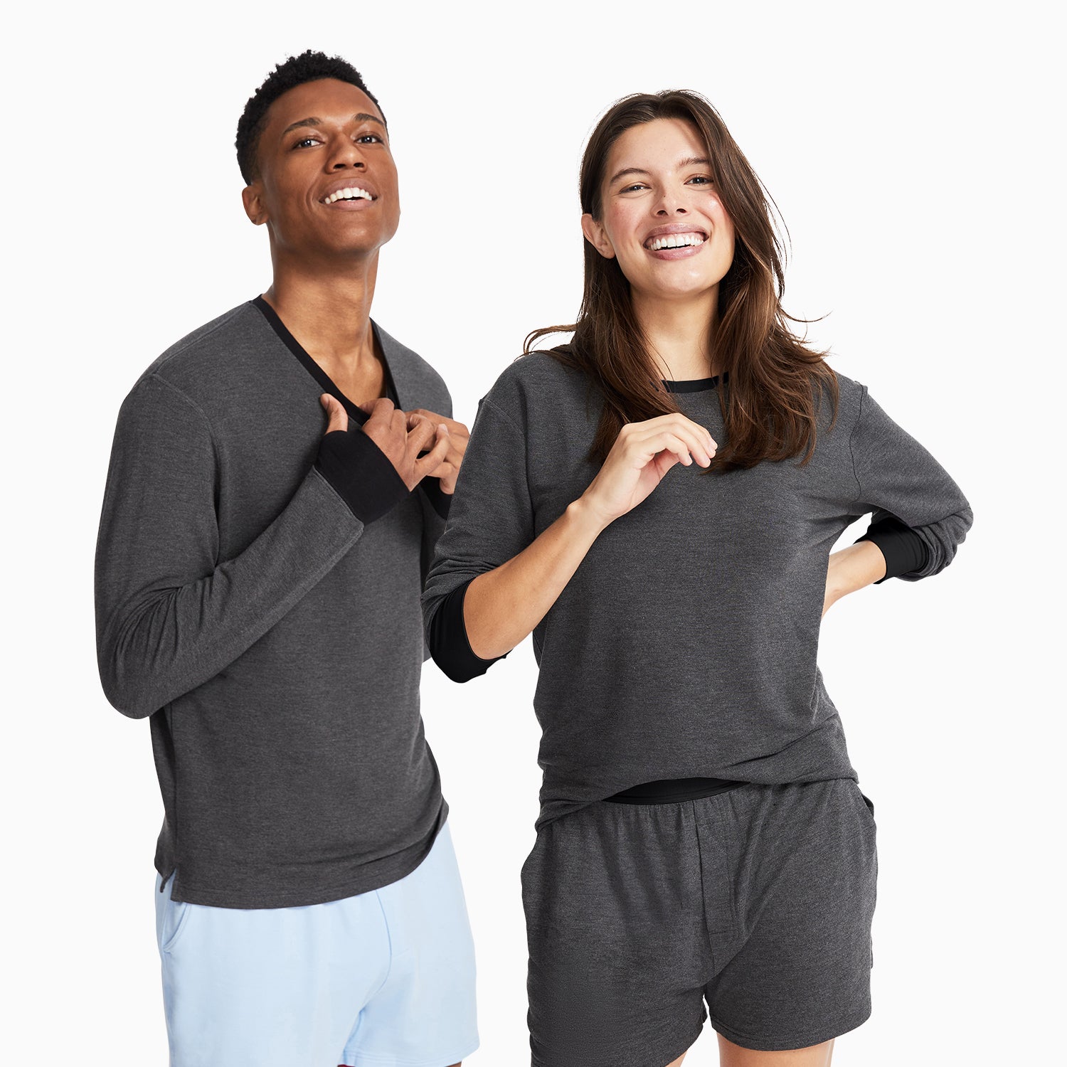modelsizing1: Brandon is 6’0” and wearing a medium. | modelsizing2: Dana is 5’9” and wearing a medium. | type: unisex