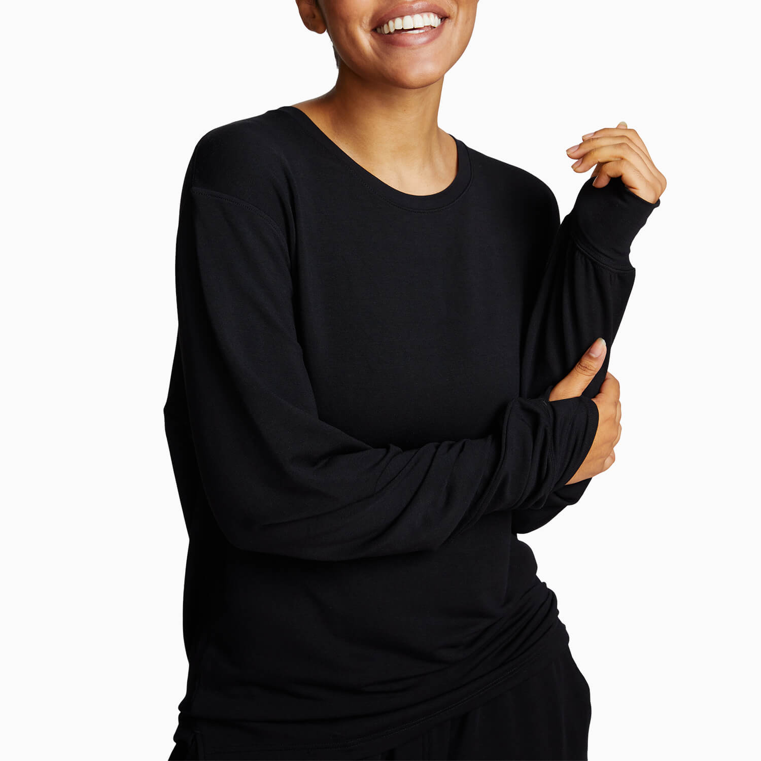 modelsizing1: Marisa is 5’8” and wearing a small. | type: women