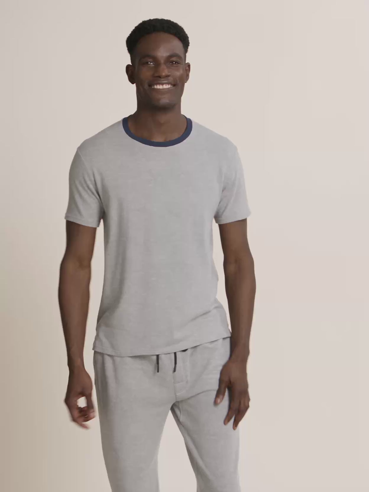 Salt + Pepper/Navy Jambys