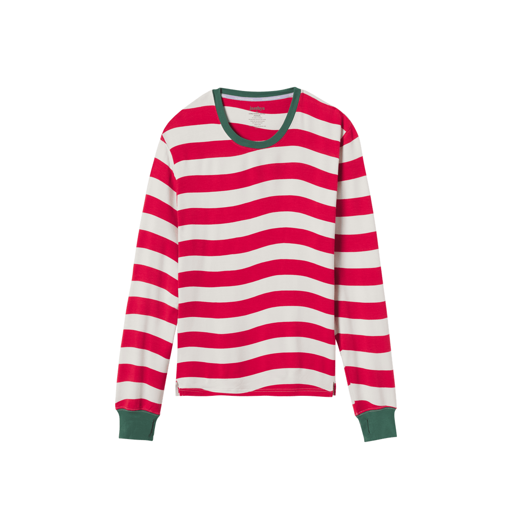 Candy Cane Long-Sleeve JamTee - Jambys